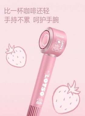 飞科草莓熊联名高速吹风机家用