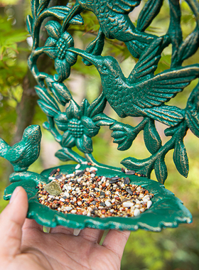 Sungmor铸铁欧式喂鸟器