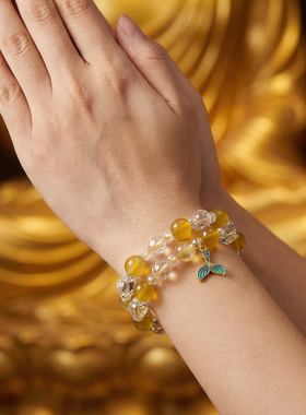 终身换新招财运国风水晶手串礼品