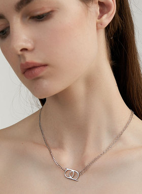assaid平衡标志双层项链