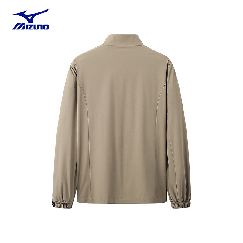 Mizuno/美津浓春季新款男士户外休闲夹克防风立领弹力纯色外套男,淘宝优惠券,粉丝福利购,淘宝优惠卷