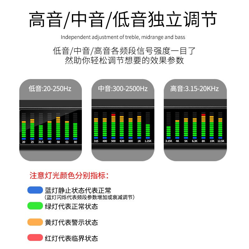 T531专业数字31段均衡器降噪音频处理带压限大型舞台演出 X11-图3