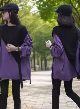 洋气斜肩飘带短款针织披肩