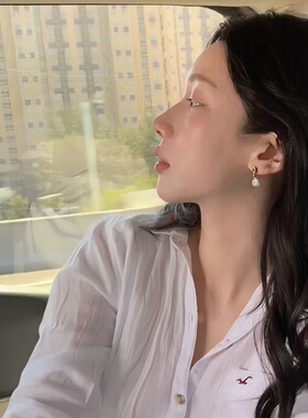小众设计感珍珠耳环气质耳饰