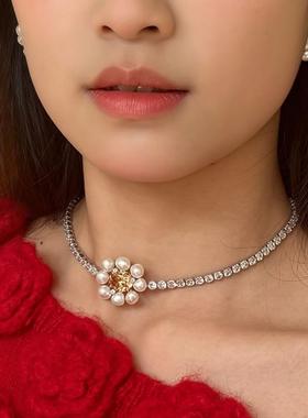 轻奢珍珠雏菊野餐系列原创设计