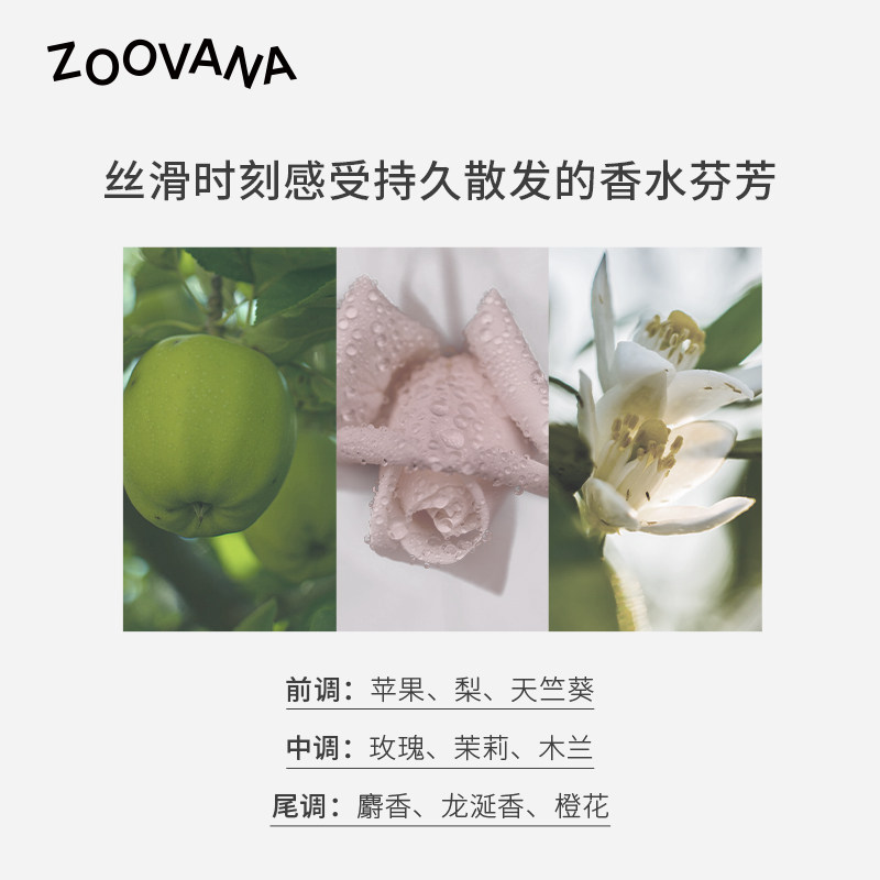 zoovana祖瓦纳花醉独乐园2件香水 zoovana祖瓦纳身体护理套装
