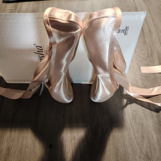 Sansha pointe shoes ballet leather head satin professional