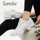 Sansha modern dance shoes sneakers soft sole leather air cushion