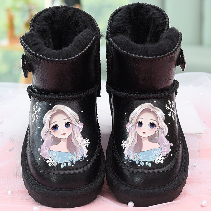 女童雪地靴防水儿童棉鞋大棉童鞋雪地棉冬靴宝宝加绒防滑保暖靴子,淘宝优惠券,粉丝福利购,淘宝优惠卷