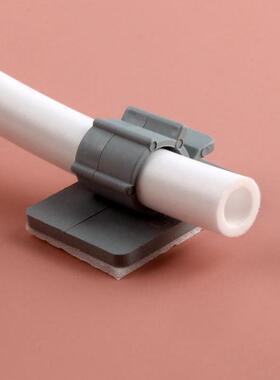 净水器管固定夹背胶免打钉款