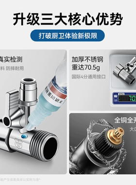 净水器进水三通阀接头转接头配件