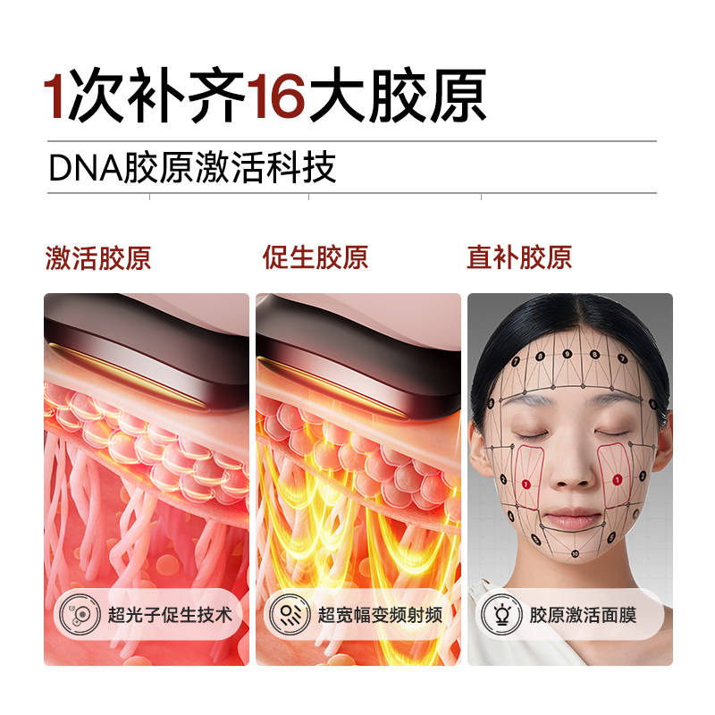 【百补直降500】Jmoon极萌胶原炮脸部紧致淡纹提拉全能顶配美容仪,淘宝优惠券,粉丝福利购,淘宝优惠卷