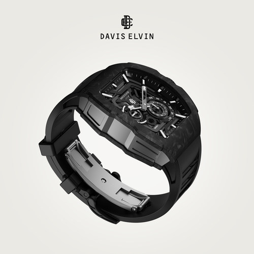 【新品】DAVIS ELVIN官方正品 ROMA DR06-1 自动机械男女轻奢腕表 - 图1