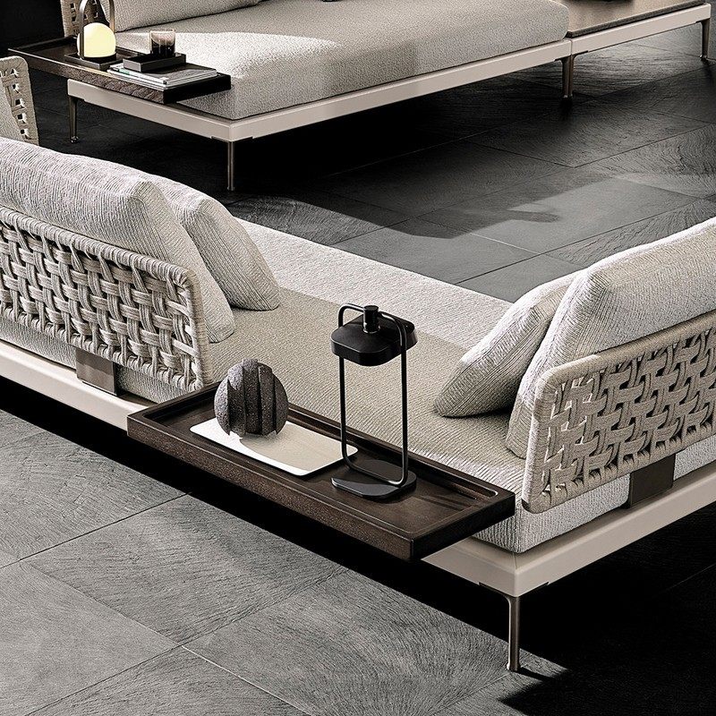 北欧户外藤编沙发组合+竹桌椅庭院阳台休闲椅,淘宝优惠券,粉丝福利购,淘宝优惠卷