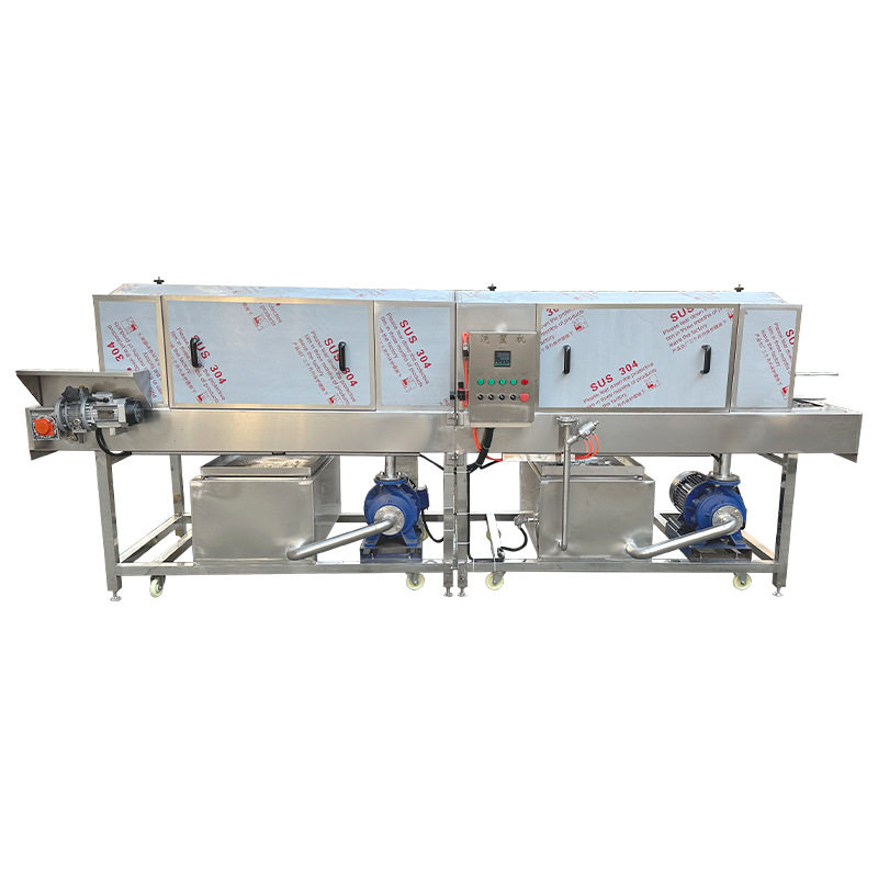 连续式猪肉筐去油清洗机 生鲜肉类筐清洗设备 配送周转筐洗筐机,淘宝优惠券,粉丝福利购,淘宝优惠卷