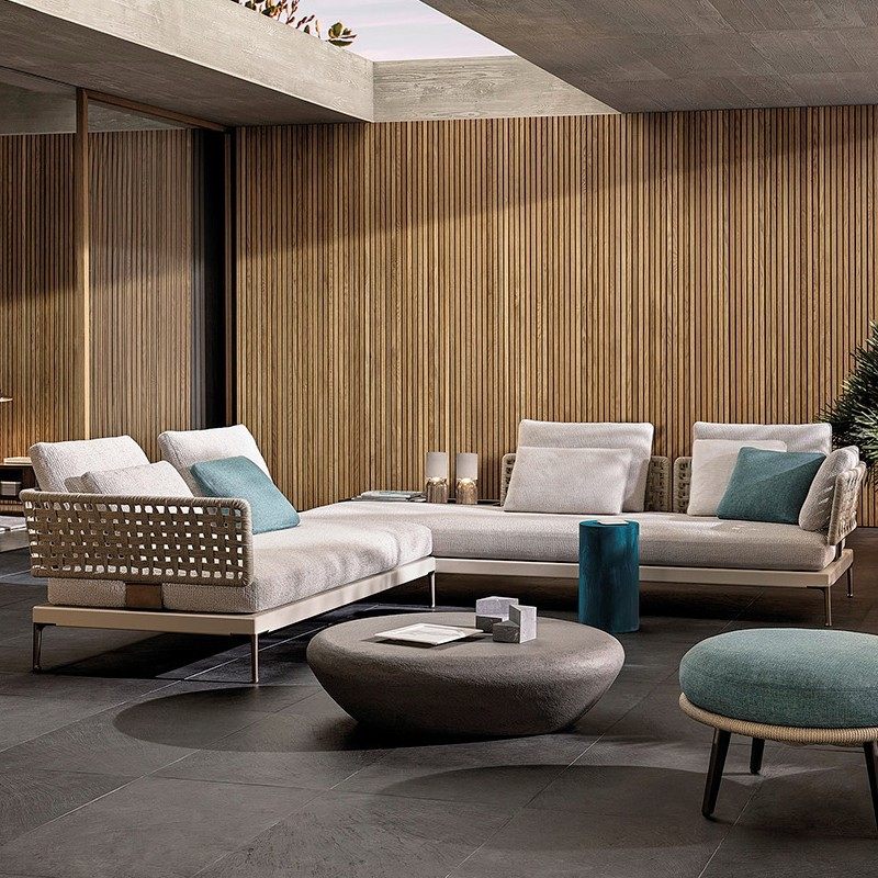 北欧户外藤编沙发组合+竹桌椅庭院阳台休闲椅,淘宝优惠券,粉丝福利购,淘宝优惠卷