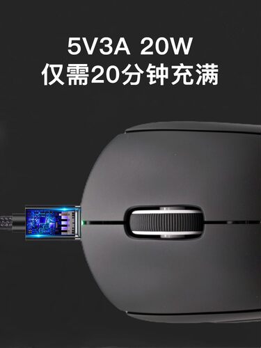 适用罗技狗屁王GPW502x二代一代无线鼠标键盘原装磁吸数据充电线 - 图0
