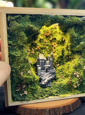 原创手工魔法城堡微缩摆件礼物