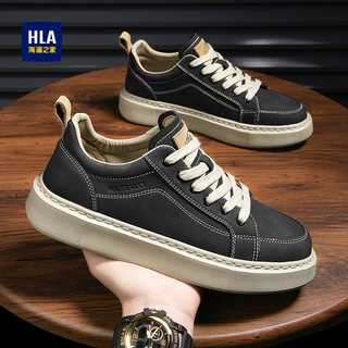 Heilan house men's shoes autumn versatile thick-soled men's high-end casual sneakers 2025 new heightening sports shoes