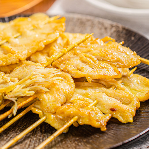鹿有有咖喱里脊肉片里脊肉串鸡肉串早餐半成品煎炸烧烤串空气炸锅 - 图2