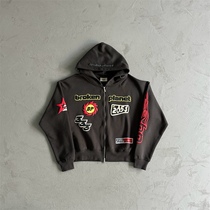 BP094 sun flame zipped with a hat to the hood.