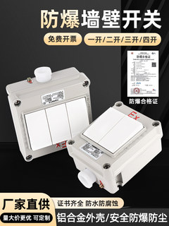 Explosion-proof wall lighting switch type 86 rotary switch three-on-four-on-two-control sw-10 explosion-proof lighting switch