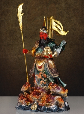 佛堂树脂九龙关公武财神