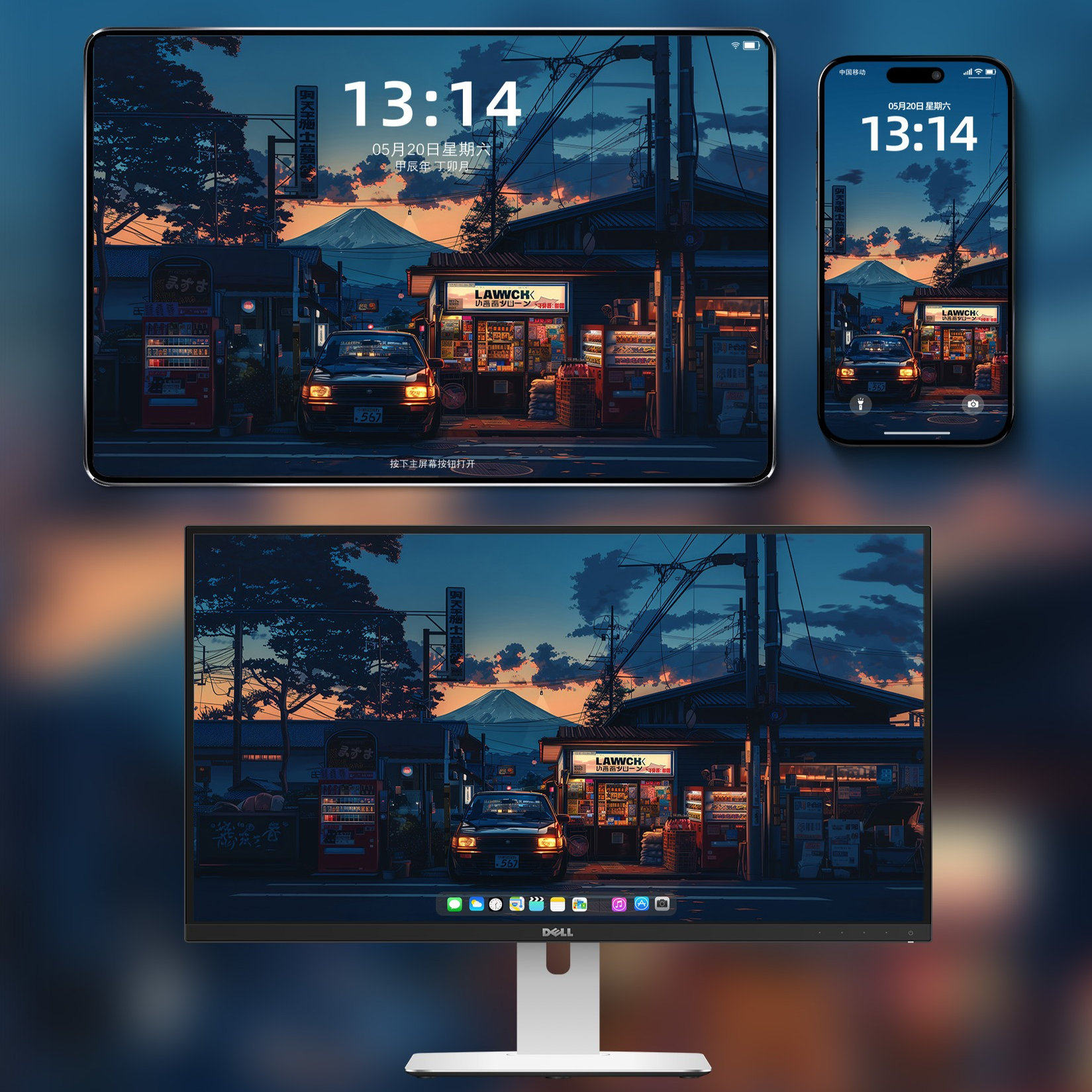 7套手机平板电脑壁纸全套样机Ipad贴图PSD模板素材锁屏界面替换,淘宝优惠券,粉丝福利购,淘宝优惠卷