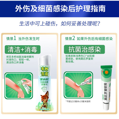 百多邦创面消毒喷雾剂迪士尼疯狂动物城伤口消菌中美史克旗舰店 - 图0