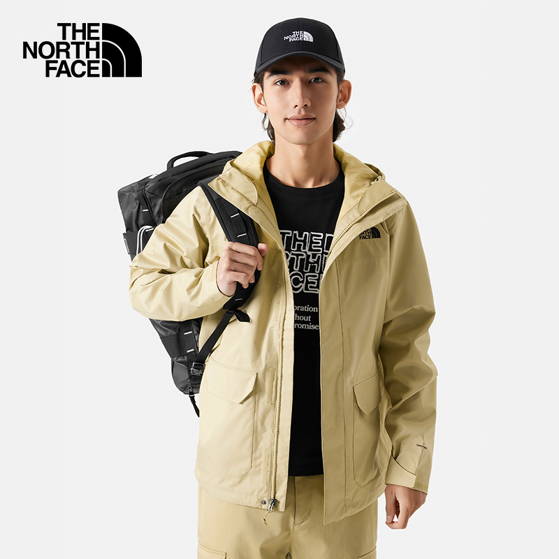 TheNorthFace北面冲锋衣男24秋冬户外可挂胆运动防水透汽外套8AUK - 图1
