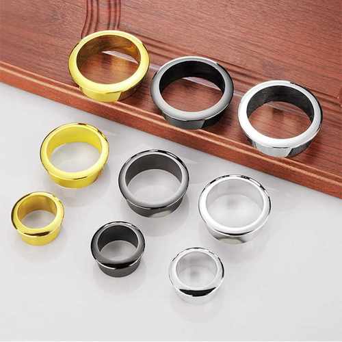 10pcs 45mm Round cable grommet desk table outlet Wire Hole d - 图2