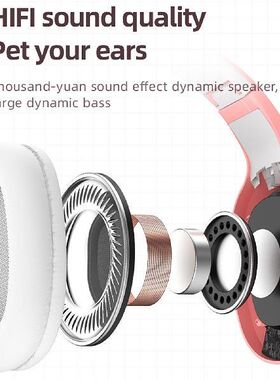 Children's Cat Claw Earphone With Microphone Stereo
