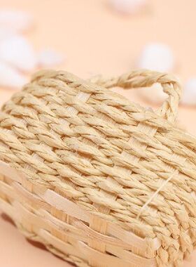 Mini 1/12 Cute Dollhouse Rattan Frame Hand-woven Vegetable
