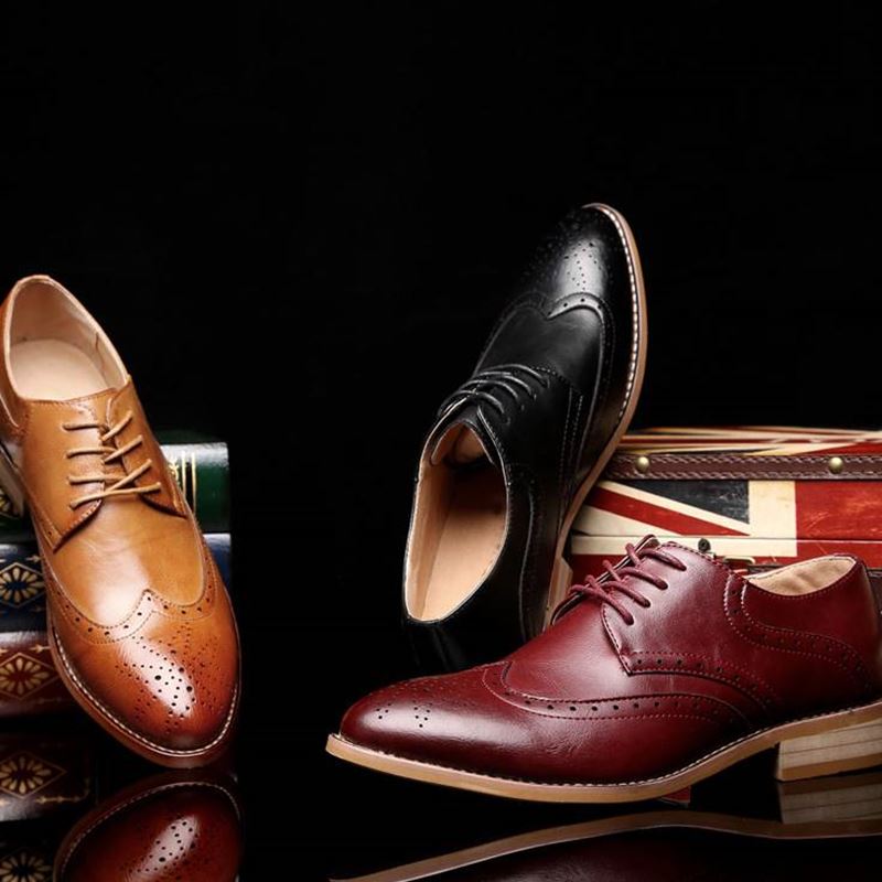 Men's casual suede shoes big size 45 46 47 48 大码休闲鞋皮鞋 - 图0