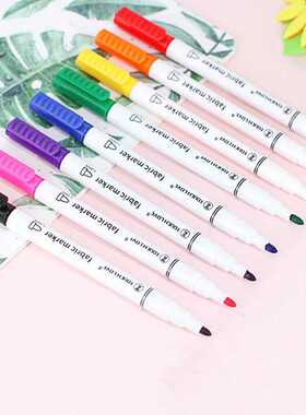 8 Pcs/Set Clothes Textile Marker Fabric Paint Pen  Craft