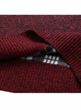 Autumn Men	s Thick Warm Knitted Pullover Solid Long S