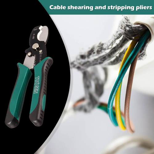 8 inch Wire Stripper 65 Manganese Steel Cable Cutting Tools - 图1