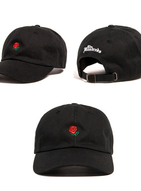 Women's Baseball Cap Flower Small Embroidery Caps Adjustable