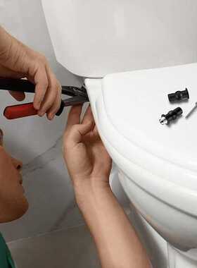 10 Pieces Toilet Seat Screws Universal Toilet Expanding