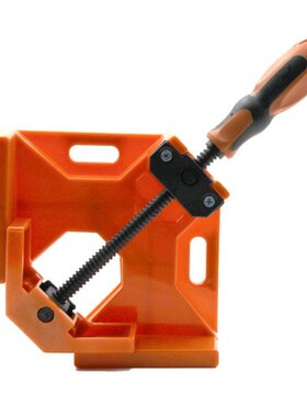 Orange 90 Degree Right Angle Clamp Adjustable Swing Jaw Plas