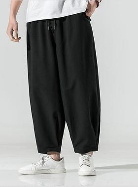 Sincism Store Men's Wide Wide Trousers Chinese Style