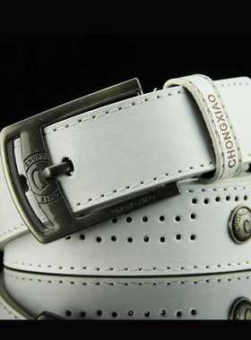 New High Quality needle buckle style leisure men's belt holl