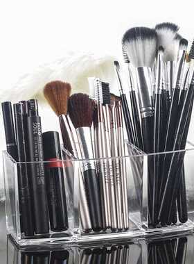 Makeup Brush Holder Makeup Organizer Cosmetic Storage Box Li