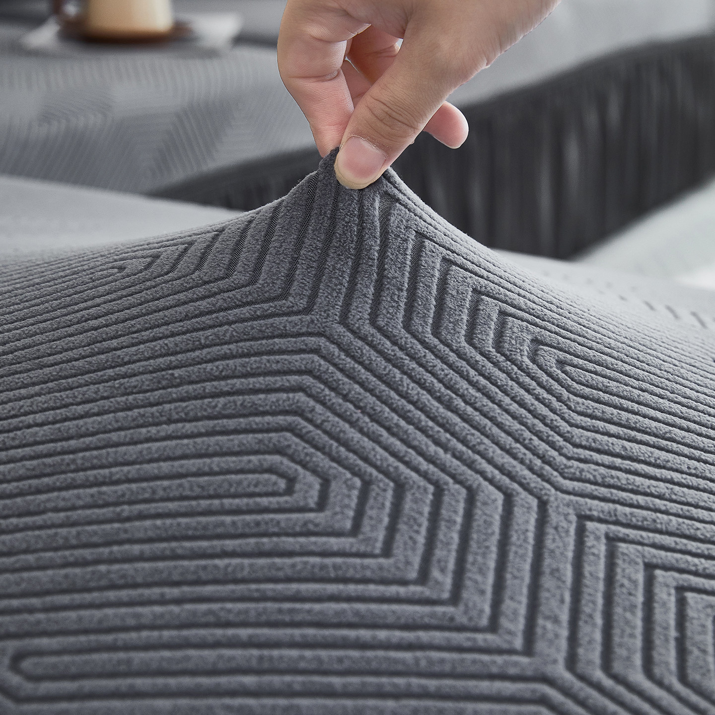 裙边弹力全包萬能沙发套罩秋冬加厚防猫抓新款贵妃组合全盖防滑布,淘宝优惠券,粉丝福利购,淘宝优惠卷