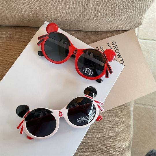 2025 new children's cartoon Nezha polarized sunglasses for men and women silicone UV proof baby cute sunglasses