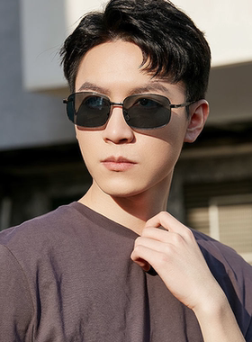 2025年开车可折叠驾驶偏光变色眼镜男防紫外线太阳镜窄框钓鱼墨镜