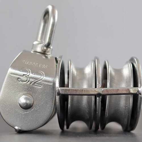 35ED Single Double Pulley M20 Block Stainless Steel 304 Anti - 图2