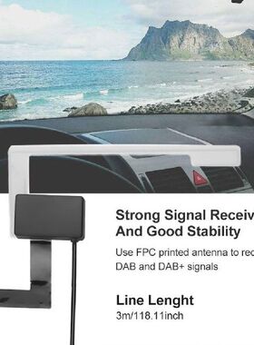 3M Antenna Cable For DAB SMB SMA Car Digital Active Antenna