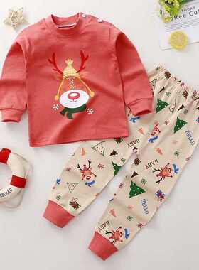 Pajamas Set Girls Underwear Suits Baby Boys Clothes Printed