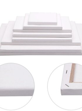 White Blank Square Artist Canvas Wooden Board Frame For Prim